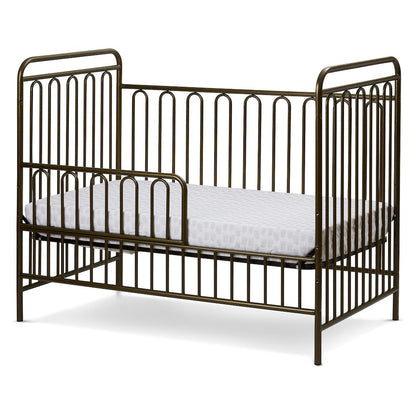Trinity 3 in 1 Convertible Full Sized Metal Crib in Golden Nugget