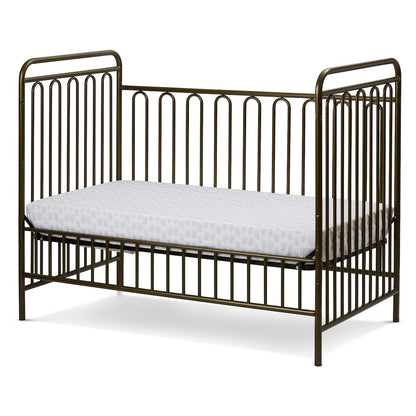 Trinity 3 in 1 Convertible Full Sized Metal Crib in Golden Nugget