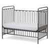 Trinity 3 in 1 Convertible Full Sized Metal Crib in Pebble Grey