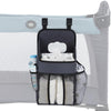 Universal Playard Nursery Organizer and Diapers Organizer | Baby Diaper Caddy for Baby's Essentials - Gray