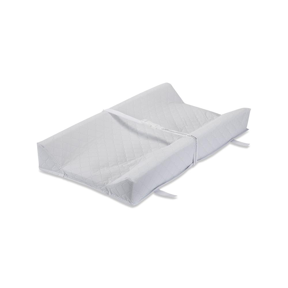 [Combo Pack] Contoured Waterproof Diaper Changing Pad, 30" with Bonus Washable White Terry Cover