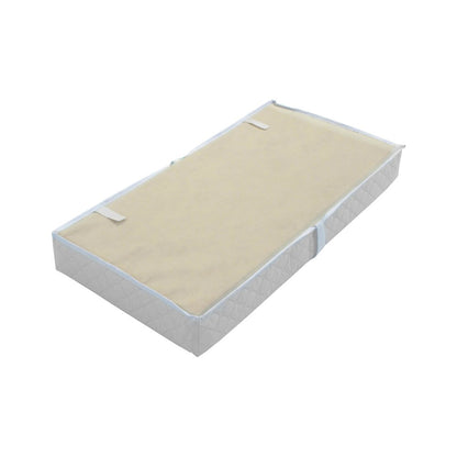 [Combo Pack] 4-Sided Waterproof Diaper Changing Pad, 30" with Bonus Washable White Terry Cover