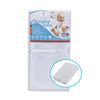 [Combo Pack] 4-Sided Waterproof Diaper Changing Pad, 30" with Bonus Washable White Terry Cover