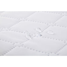 [Combo Pack] 4-Sided Waterproof Diaper Changing Pad, 30" with Bonus Washable White Terry Cover