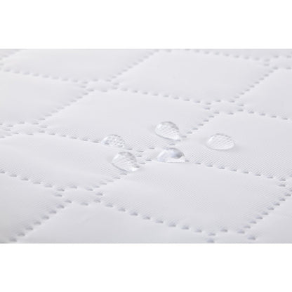 [Combo Pack] 4-Sided Waterproof Diaper Changing Pad, 30" with Bonus Washable White Terry Cover