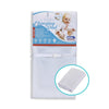 [Combo Pack] 4-Sided Waterproof Diaper Changing Pad, 32" with Bonus Washable White Terry Cover