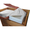 [Combo Pack] 4-Sided Waterproof Diaper Changing Pad, 32" with Bonus Washable White Terry Cover