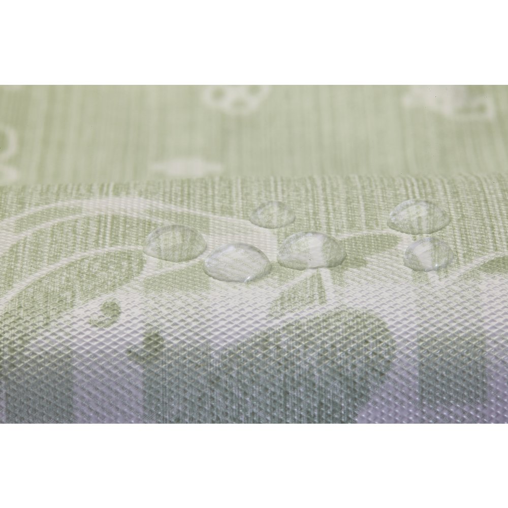 4 Sided Waterproof Diaper Changing Pad 32" with Easy to Clean Savannah Print Cover