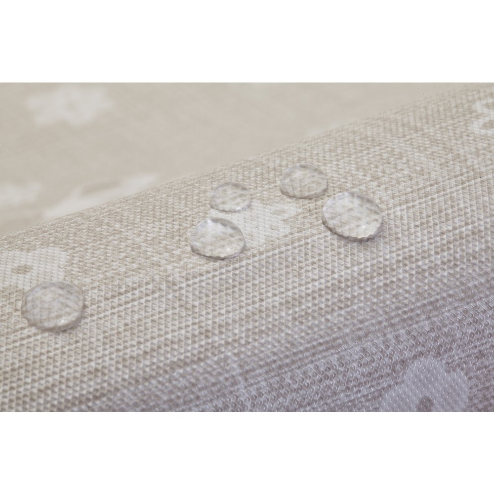 4 Sided Waterproof Diaper Changing Pad, 32" with Easy to Clean Savannah Print Cover
