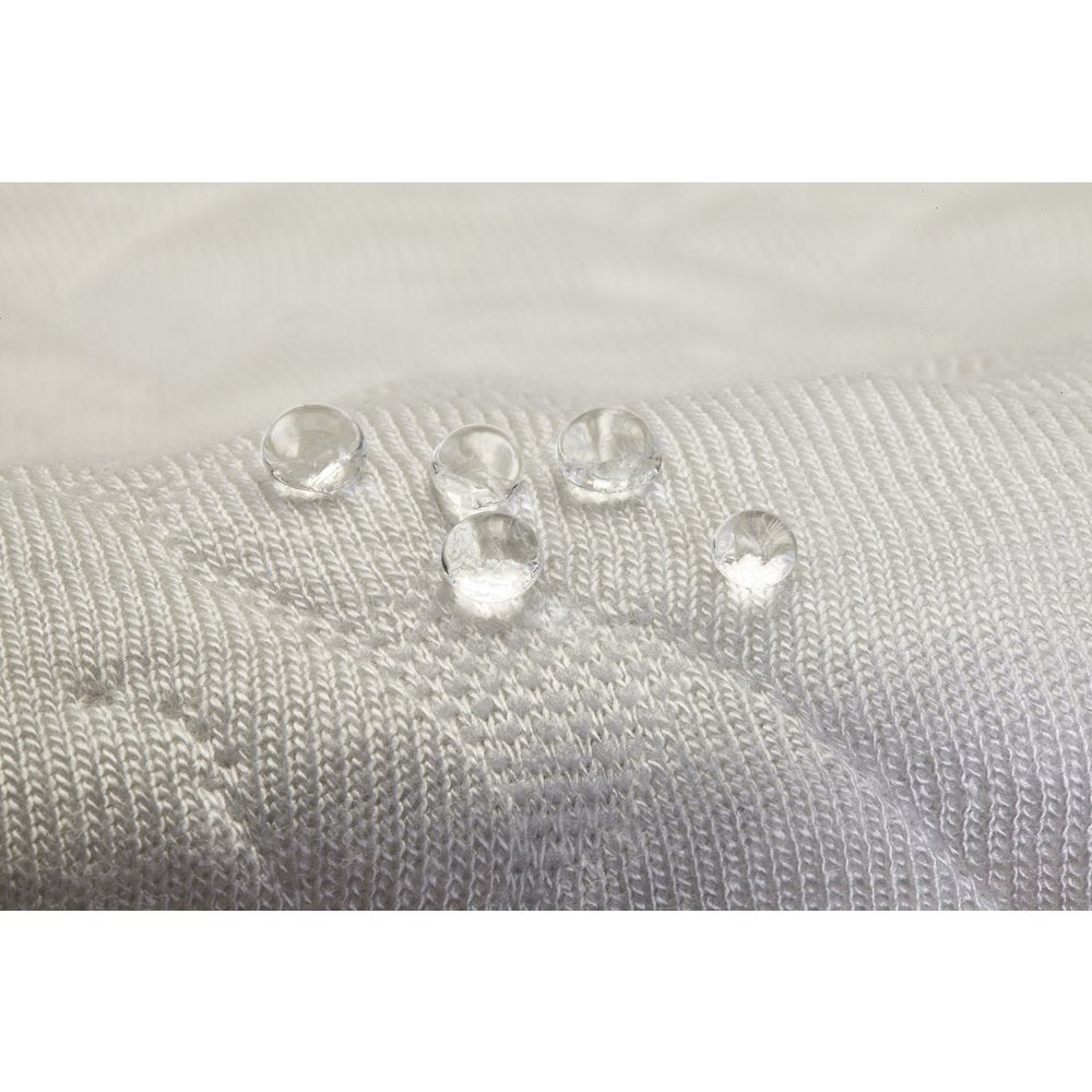4-Sided Diaper Changing Pad, 32" with Bamboo Viscose Top Layer on Waterproof Cover