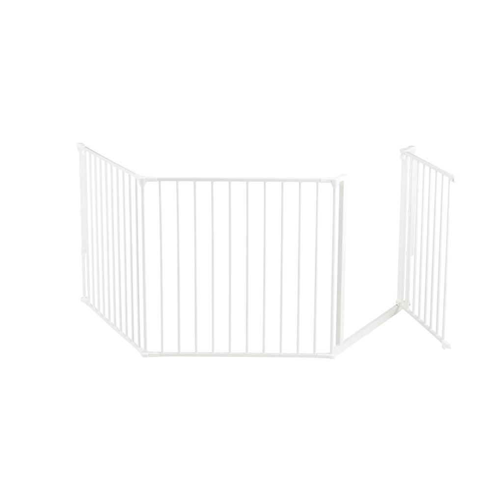 Flex L Safety Gate 35.4" - 87.8", White