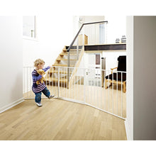Flex L Safety Gate 35.4" - 87.8", White