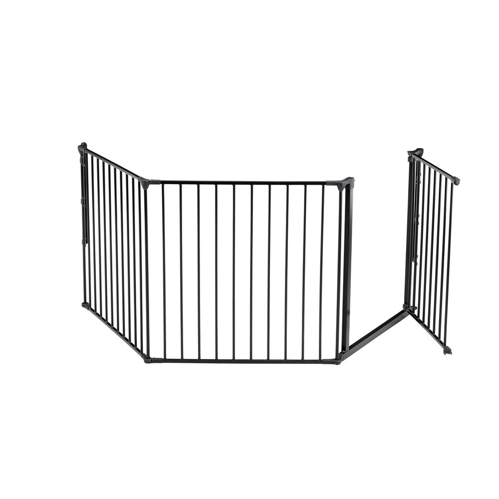 Flex L Safety Gate 35.4" - 87.8", Black