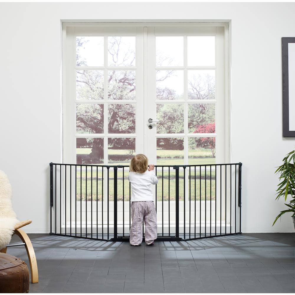 Flex L Safety Gate 35.4" - 87.8", Black