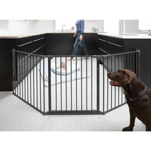 Flex L Safety Gate 35.4" - 87.8", Black