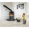 Flex XL Hearth Safety Gate 35.4" - 109.5", White