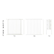 Flex XXL Room Divider Safety Gate, Play Space 35.4" - 138", White