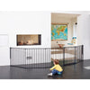 Flex XXL Room Divider Safety Gate, Play Space 35.4" - 138", Black