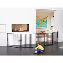 Flex XXL Room Divider Safety Gate, Play Space 35.4" - 138", Black