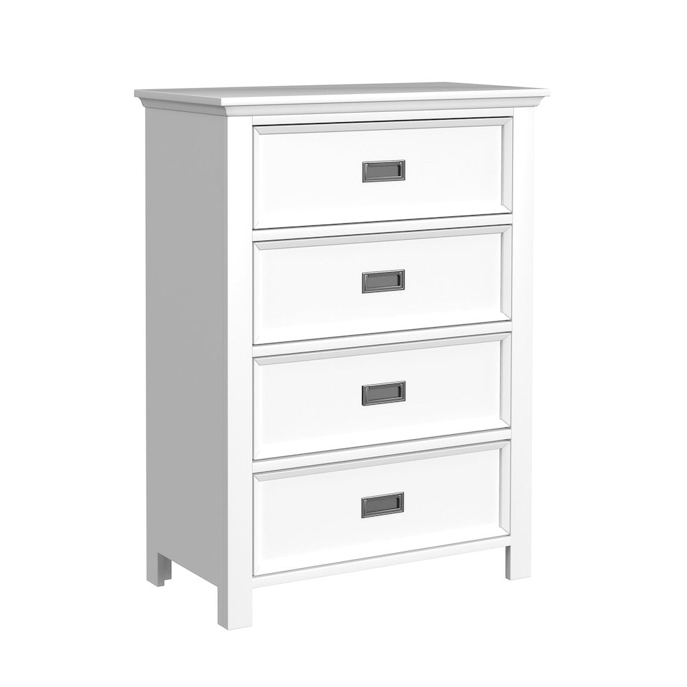 Hampton Kids 4-Drawer Chest in White