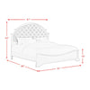 Ulysses Youth King UPH 3PC Bedroom Set in White