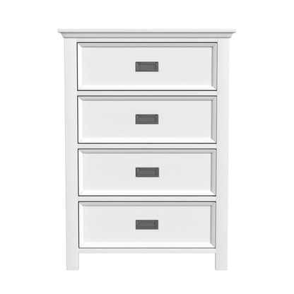 Hampton Kids 4-Drawer Chest in White
