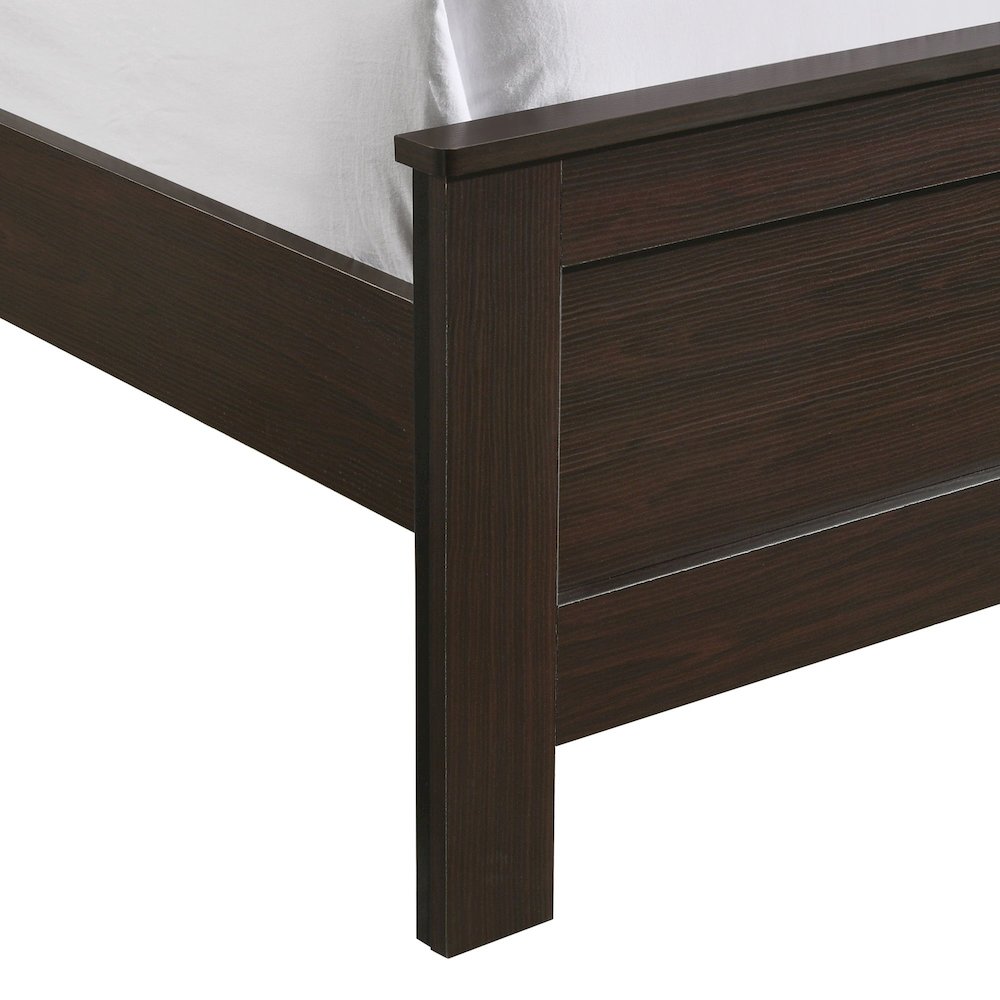 Santino Twin Panel 3PC Bedroom Set in Espresso