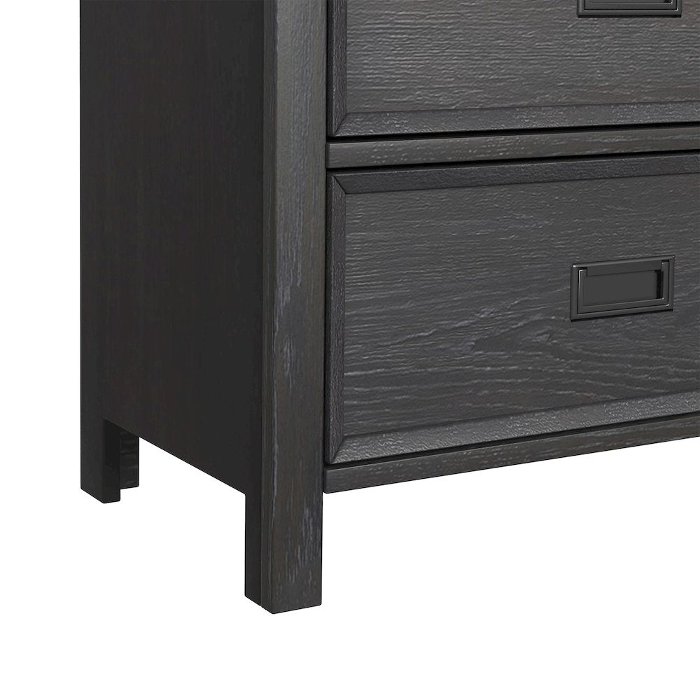 Hampton Kids 4-Drawer Chest in Charcoal