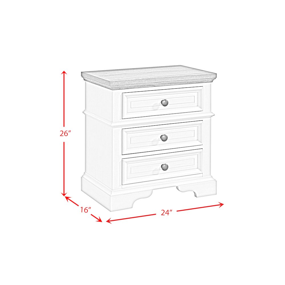 Ulysses Youth King UPH 5PC Bedroom Set in White