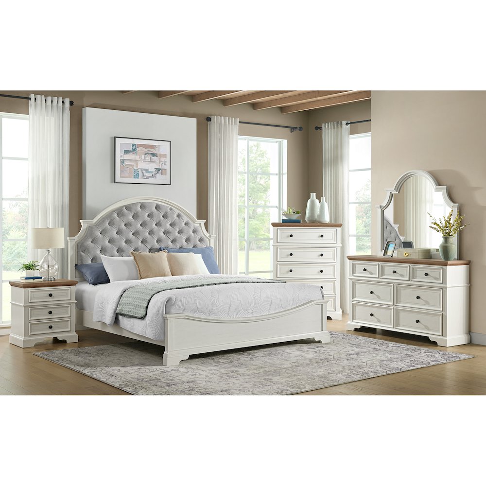 Ulysses Youth Full UPH 3PC Bedroom Set in White