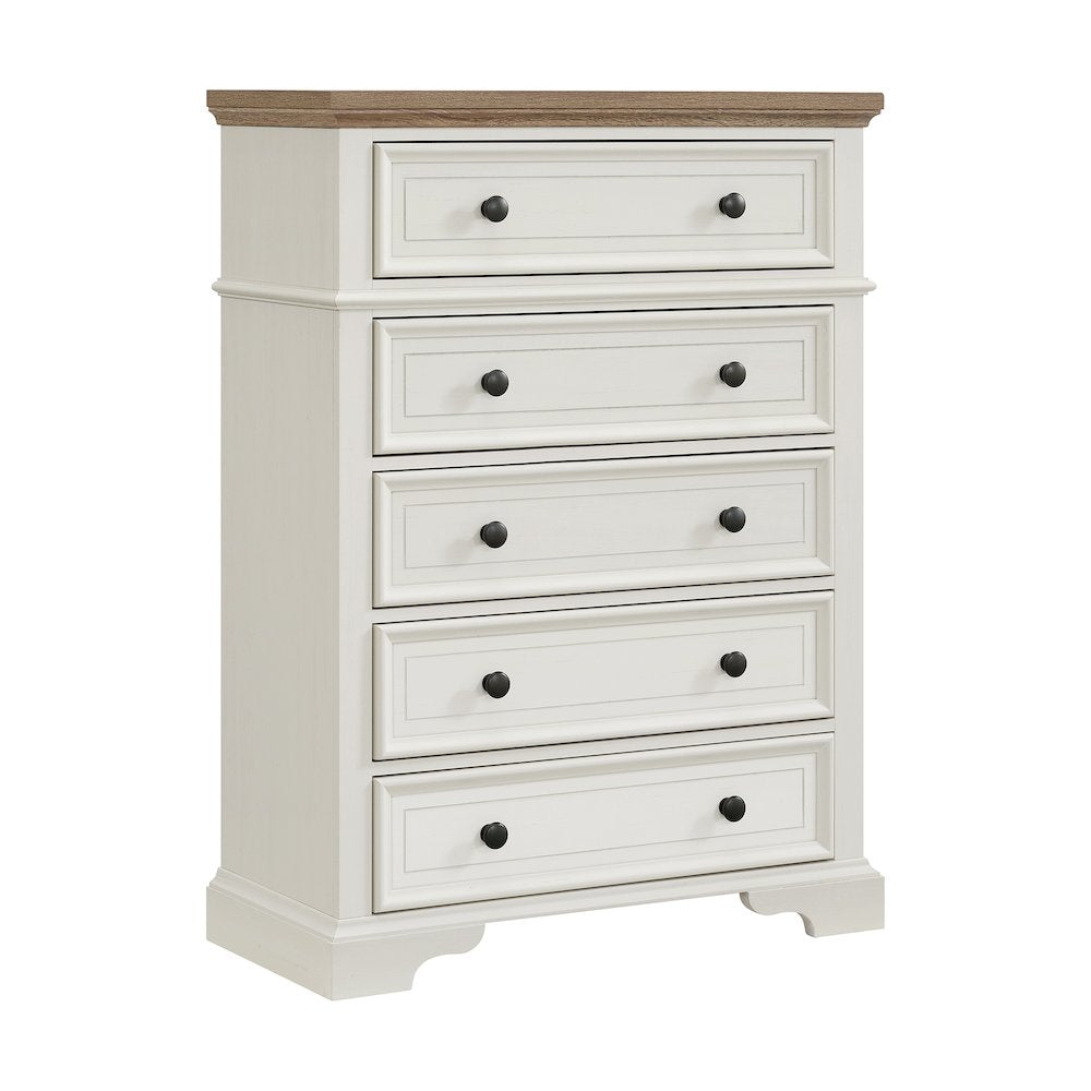 Ulysses Youth Full UPH 5PC Bedroom Set in White