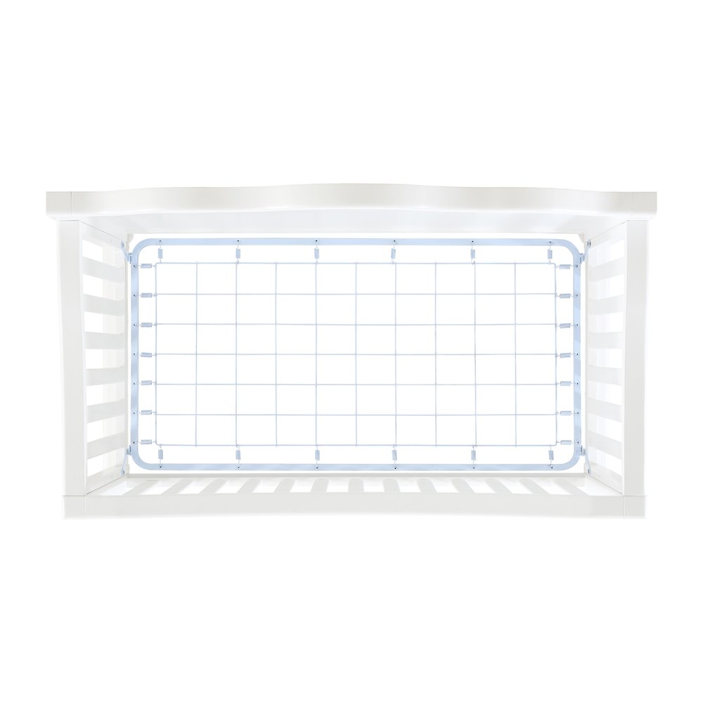 Alana Crib with Guardrails in White