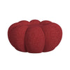 Pumpkin Swivel Chair and Ottoman in Red