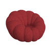 Pumpkin Swivel Chair and Ottoman in Red