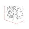 Buttercup Cow Storage Stool in White and Black