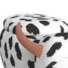 Buttercup Cow Storage Stool in White and Black