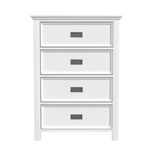 Hampton Kids 4-Drawer Chest in White