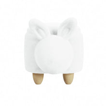 Thumper Rabbit Storage Stool in White