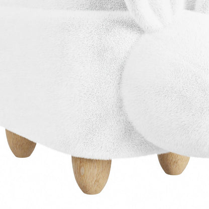 Thumper Rabbit Storage Stool in White