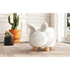 Thumper Rabbit Storage Stool in White