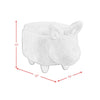 Thumper Rabbit Storage Stool in White
