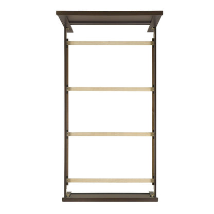 Santino Twin Panel 5PC Bedroom Set in Espresso