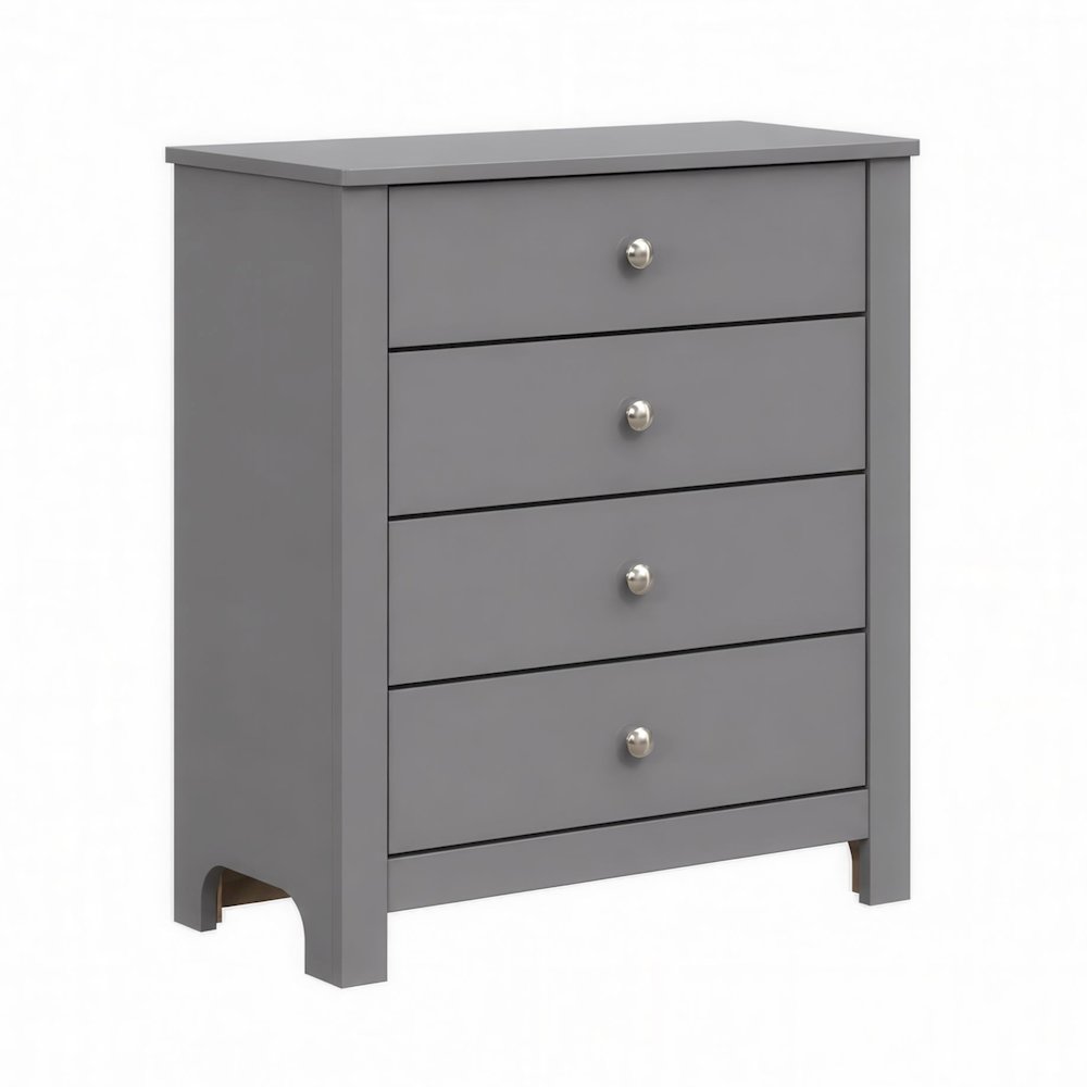 Santino 4-Drawer Chest in Grey