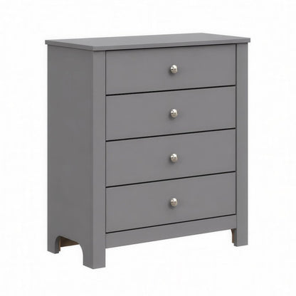 Santino 4-Drawer Chest in Grey