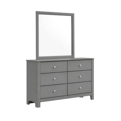 Santino Dresser and Mirror Set in Grey