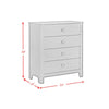 Santino Full Panel 3PC Bedroom Set in Grey