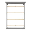 Santino Full Panel 3PC Bedroom Set in Grey