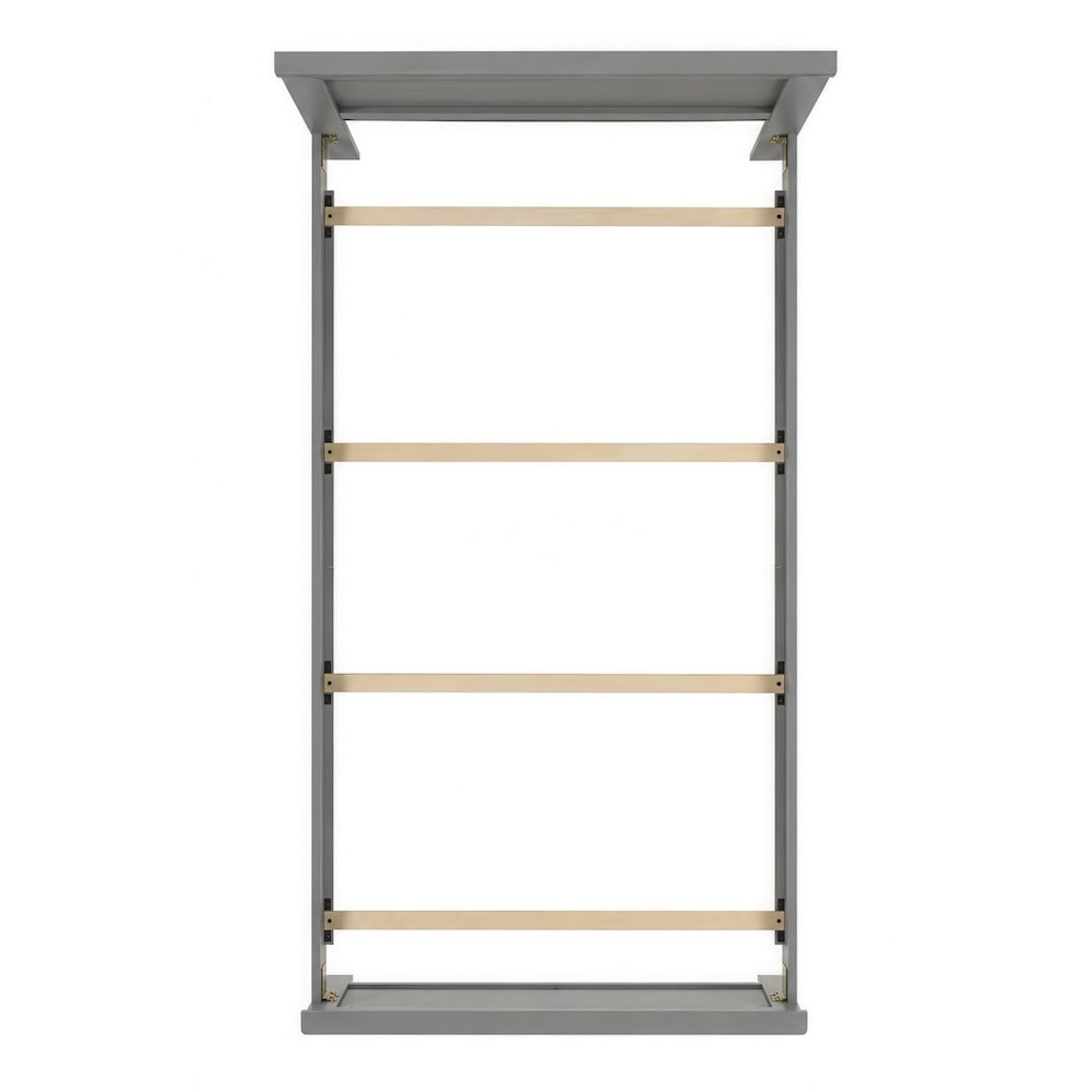 Santino Twin Panel 5PC Bedroom Set in Grey