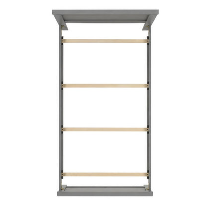 Santino Twin Panel 5PC Bedroom Set in Grey