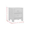Santino Full Panel 5PC Bedroom Set in White